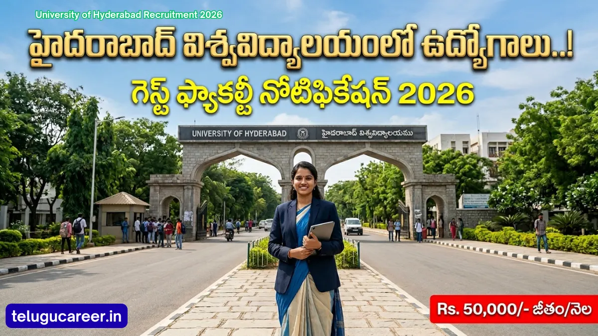 University of Hyderabad Recruitment