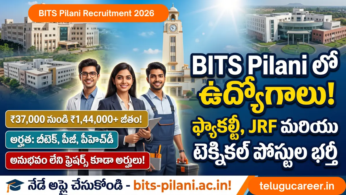 BITS Pilani Recruitment