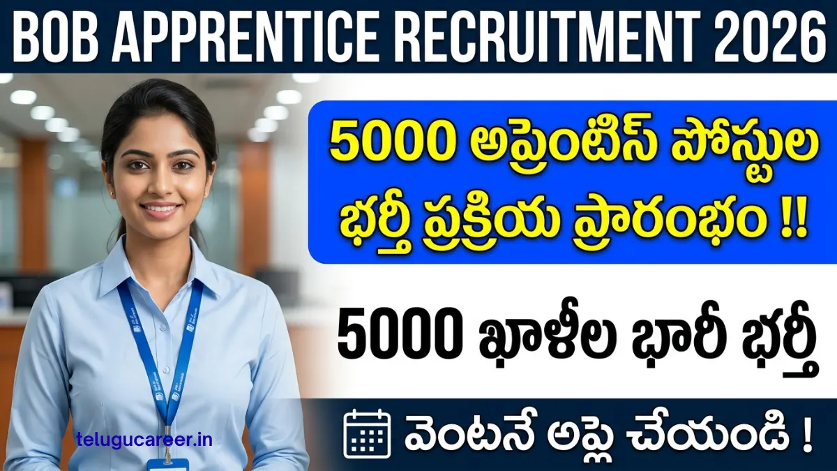 Bank of Baroda Apprentice Recruitment