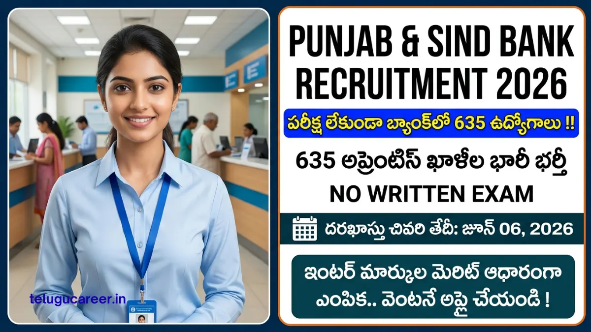 Punjab and Sind Bank Apprentice Recruitment