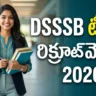 DSSSB Teacher Recruitment