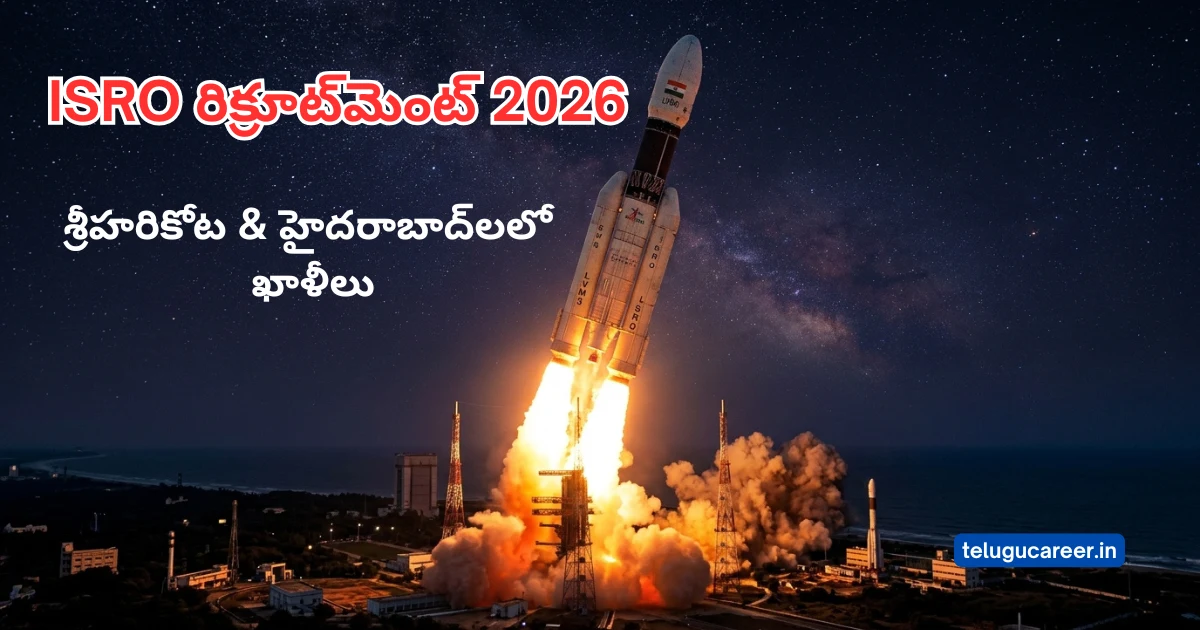 ISRO Recruitment telugu